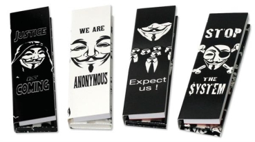 Zigarettenpapier SNAIL King Size Slim Papers & Tips "WE ARE ANONYMOUS"